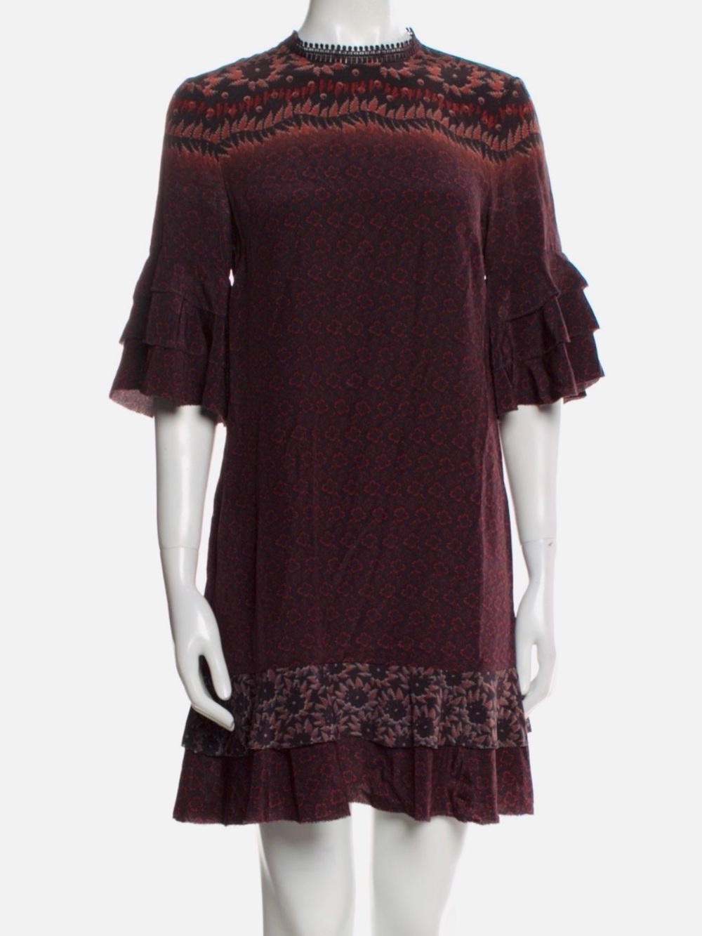 Gorgeous AllSaints Silk Shift Dress